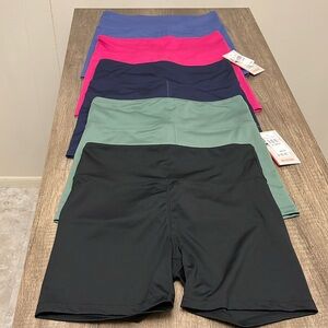 5 pairs of Biker Shorts